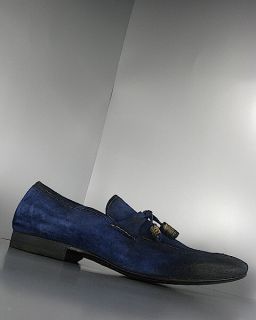Herren Schuhe Mokassins LA MARTINA 42 Blau Vintage Neu