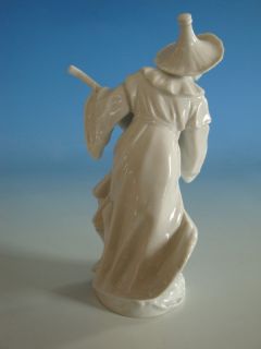 0812A1 002 Unterweissbach Porzellan Figur Chinese mit Laute