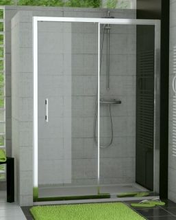 Duschtür Schiebetür Nischentür 130 x 190 Dusche Nische
