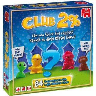 Jumbo Spiele 12588   Club 2% 84 Logikrätsel für Kinder 