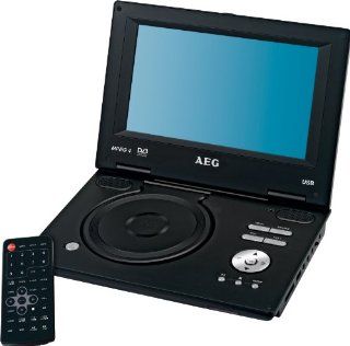AEG CTV 4945 Tragbarer DVD Player mit 23 cm (9 Zoll) LCD