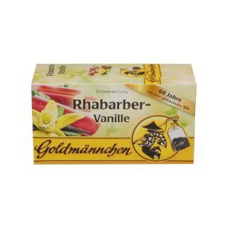 Goldmännchen Rhabarber Vanille Tee Zart und mild   1 x 45 g 