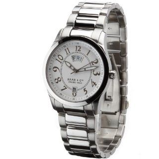 Haas & Cie Herrenuhr Silas Silver White Uhren