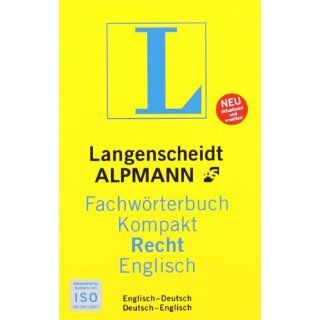 Langenscheidt Fachwörterbuch Kompakt Recht Englisch In Kooperation