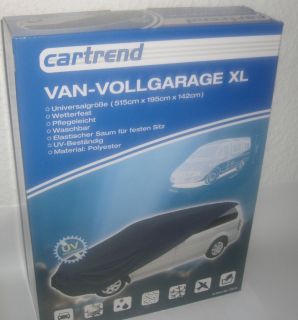 Autoabdeckplane Autogarage Ganzgarage Vollgarage Van XL