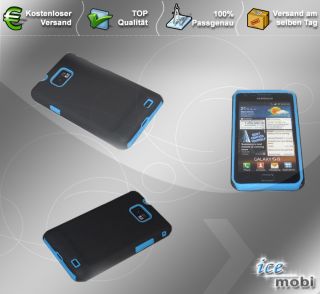 Hard Case Tasche Hülle Cover für Samsung Galaxy S2 i9100 Blau