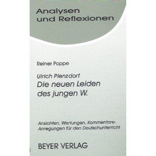 Analysen und Reflexionen, Bd.20, Ulrich Plenzdorf, Johann Wolfgang von