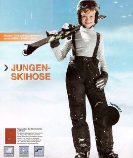 Kinder Jungen Skihose Schneehose Winterhose Gr 146 152 NEU schwarz m19