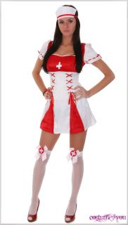 Sexy Karneval Fasching Krankenschwester Kostüm S M 159