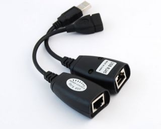 Neu USB Cat5/Cat6 RJ45 LAN Erweiterung Adapterkabel 150ft