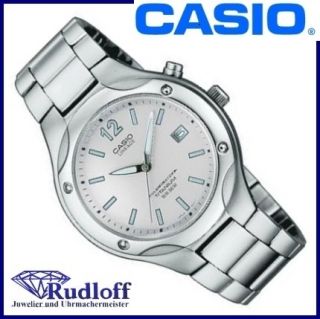 CASIO Uhr Titan LIN 165 8BVEF Herrenuhr Licht wrist watch 5 Bar
