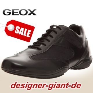 H169 GEOX Sneaker, U CITY A, schwarz   HAMMERPREIS 70% vom Ladenpreis