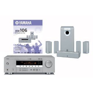 Yamaha HTIB 106 Receiver silber Elektronik