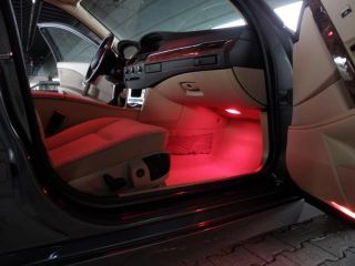 Xenon LED SMD Fußraumbeleuchtung Mercedes W169 A Klasse Rot
