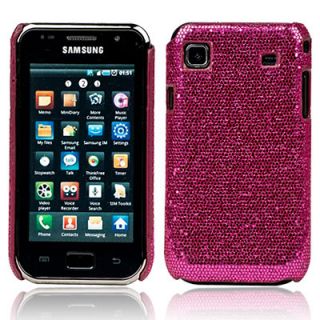 HOT PINK GLITTER CASE COVER FOR SAMSUNG GALAXY S I9000