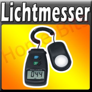 Neu Digital Luxmeter Lichtmesser 10000 Lux mit Meßsonde (Case
