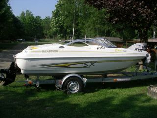 Sportboot GLASTRON Sx 175 135 PS 2005 mit Trailer Harbeck 1600 Kg