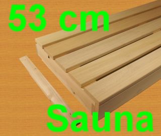 Saunainnenliege Abachi Liege für Sauna Selbstbau 168 cm