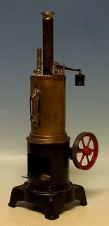 Stehende Dampfmaschine Bing Blech um 1920 selten und dekorativ
