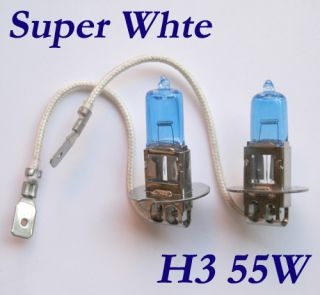 H3 LIMA XENON LOOK OPTIK HALOGEN LAMPEN BIRNEN SUPER WHITE 12V 55W
