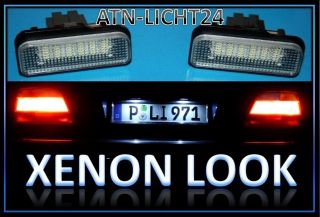 LED Kennzeichenbeleuchtung Xenon Weiß Mercedes Benz W203 W211 C219