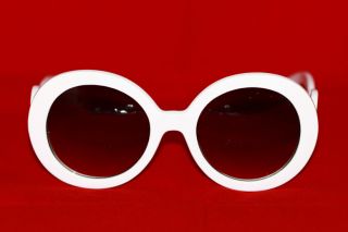 Damen Sonnenbrille round Oversize Sunglasses Art Deco Nostalgie Style