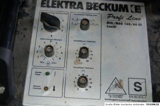Schutzgasschweißgerät Elektra Beckum Mig/Mag 160/60 ETC