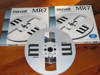 2x Maxell MR 7 Metall Leerspule 178 mm / 7 inch Durchm.