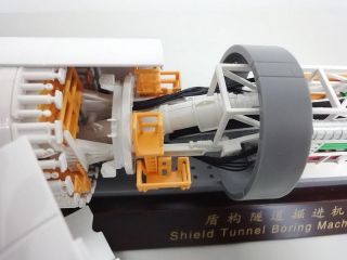 VeryRare 1/100 China Shield Tunnel Boring Machine Model