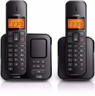 Philips SE175 Duo   Schnurlos Analog 2er Telefon  Set