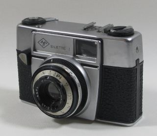 Fotoapparat Agfa Silette 1 in Schutztasche, 189/12012