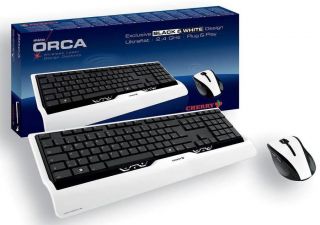 Cherry eVolution ORCA Wireless Design Tastatur und Maus   Set   RF