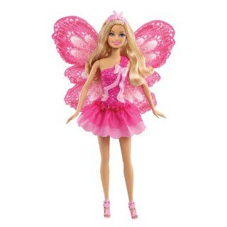 Mattel X9449   Barbie Schmetterlingsfee blond, Puppe mit abnehmbaren