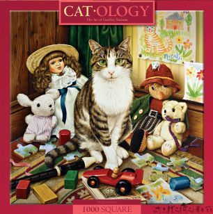 Catology Pollyanna 1000 Teile XL Katzen Quadratpuzzle Masterpieces