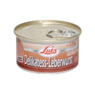 Lutz Delikatess Leberwurst Leber   1 x 125 g Lebensmittel