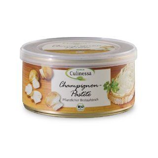 Culinessa Champignon Pastete, 6er Pack (6 x 125 g Dose)   Bio 