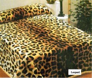 Kuscheldecke Tagesdecke Bettdecke Sofaüberwurf Leopard Schwarz Gold