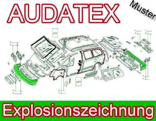 Audatex NEU Explosionszeichnung Fiat Multipla 186