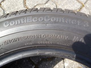 210) 2x Sommer Reifen 185/65 R15 88T CONTINENTAL ContiEcoContact 3