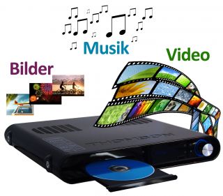DVD Player kompatibel mit DVD, DVD+ RW, CD+ RW, , MPEG4, DivX und
