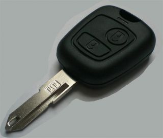 Peugeot 206 207 307 406 806 Schlüssel Rohling 2 Tasten