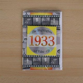 Geburtstagskarte 1933 mit Video CD Jahreschronik 