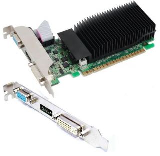 G210 512MB PCI E HD GF 210 passiv DDR2 HDMI VGA DVI 512 MB Grafikkarte