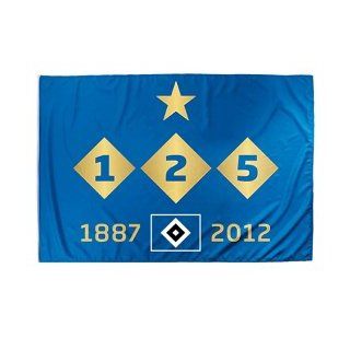 Hamburger SV HSV Hissfahne 125 Jahre Sport & Freizeit
