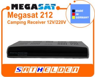 Megasat 212 Camping Sat Receiver 12V/ 220V