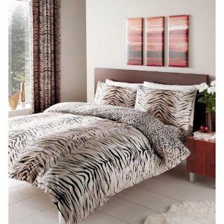 Tiger Skin Animal Print Bettwäsche, Bettbezug 137 x 200cm Kissenbezug