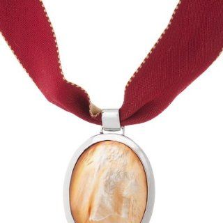 Luxenter Damen Halskette Iapula Silber Karamell Mother Of Pearl U