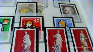 Berlin Briefmarken Sammlung ab Anfang bis 1990   einige Spitzen