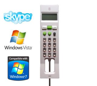 HEADSET VoIP PHONE CPMPUTER TELEFON für PC//LAPTOP/VISTA/WIN7/SKYPE