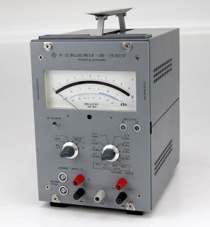 Schwarz URF HF DC Millivoltmeter 216.3612.03 10kHz 2GHz #V5503
